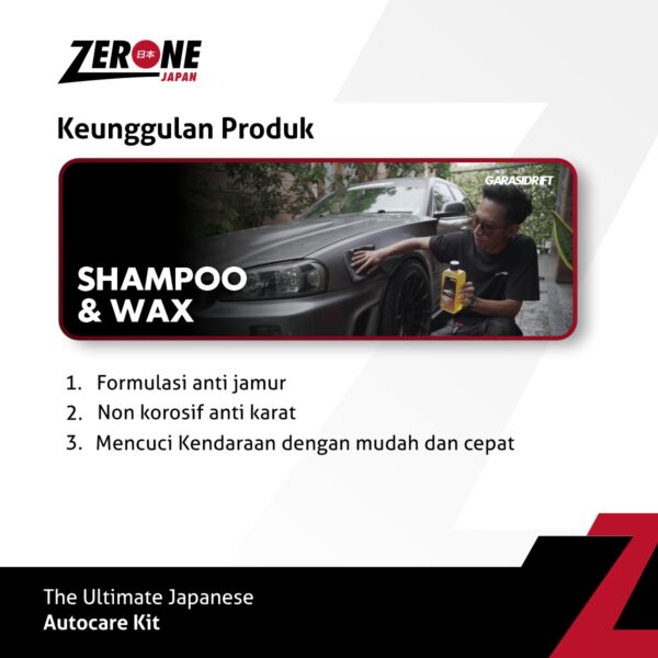 Zerone Japan - Shampoo & Wax - Keunggulan Produk